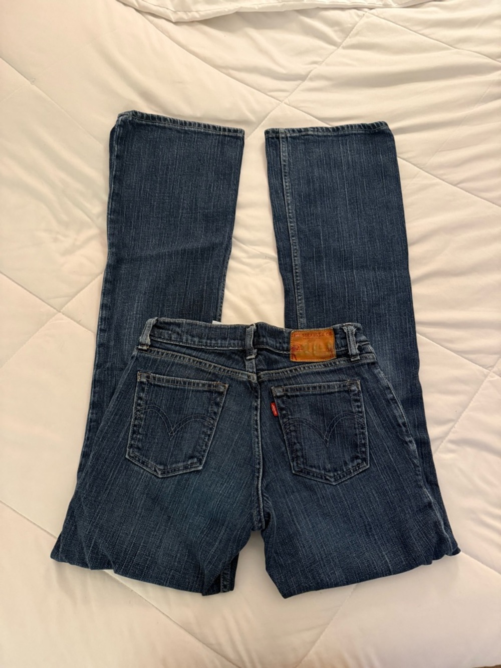 Levi's Women's Dark Indigo Boot-Cut Jeans (fits more like 25/26)